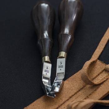 Handmade leather tool French edger