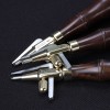 Handmade leather groover