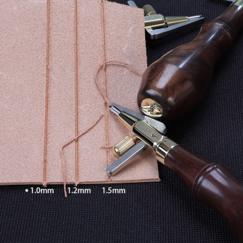 Handmade leather groover Handmade leather groover