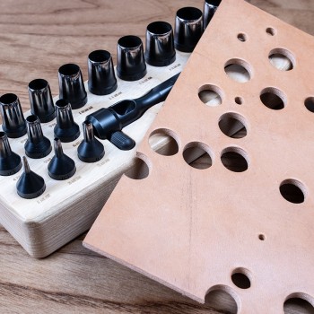 Replaceable tip puncher
