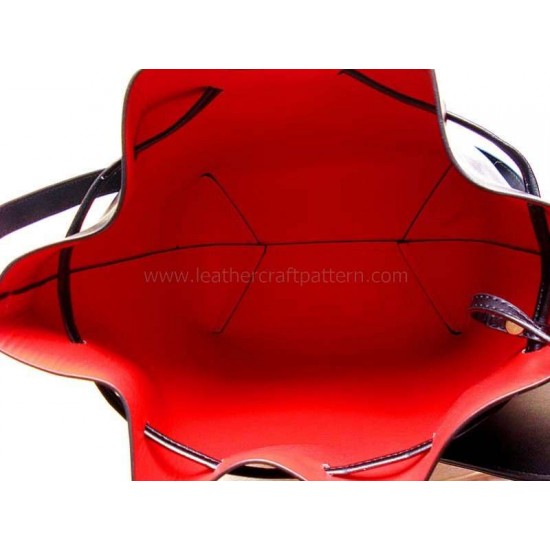 With instruction Mansur Gavriel bucket bag drawstring bag Pattern PDF download ACC-02