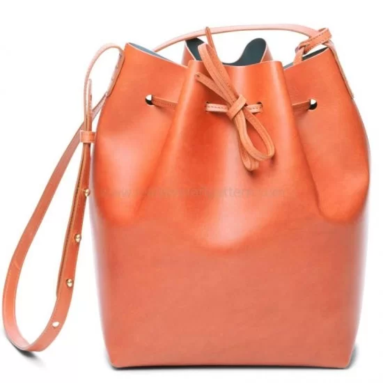Mansur Gavriel, bucket bag, drawstring bag, shoulder, handbag, pattern, pdf