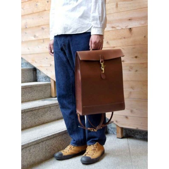 With instruction backpack pattern PDF ACC-104 leather craft patterns leather art leather supply