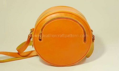How to sew a leather canteen bag
