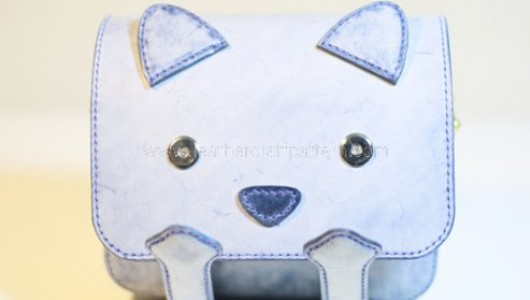 How to sew a leather cat sling bag How to sew a leather cat sling bag