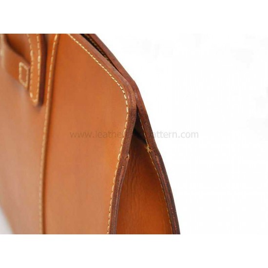 With instruction 2 in 1 Leather bag pattern briefcase pattern pdf donwload ACC-128
