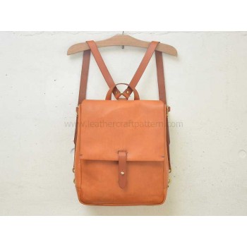 With instruction leather backpack bag templates leather bag pattern pdf download ACC-129