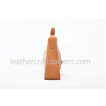 Leather bag pattern, ACC-13, women shoulder bag, hand bag, dress bag, patterns, PDF instant download, leathercraft patterns
