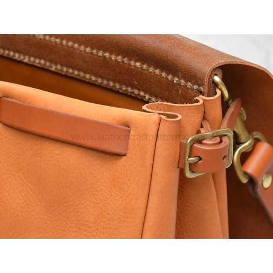 With instruction leather crossbody bag templates leather bag pattern pdf download ACC-130