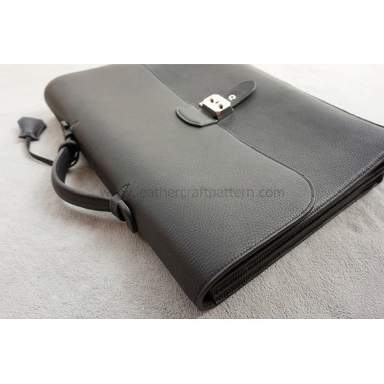 With 50 pictures instruction Hermes Sac a Depeches briefcase pattern pdf download ACC-139