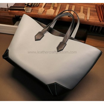 With 90 pictures instruction Hermes Maxibox Cabas tote bag pattern pdf download ACC-140