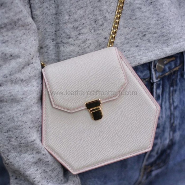 Free PDF leather patterns download, leather bag patterns, leather