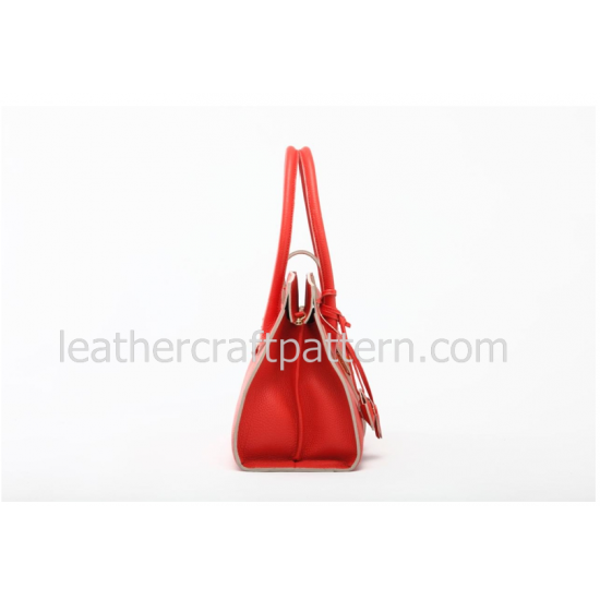 Leather bag sewing Pattern handbag Pattern woman handbag PDF ACC-15 leather craft patterns leather art leather supply 