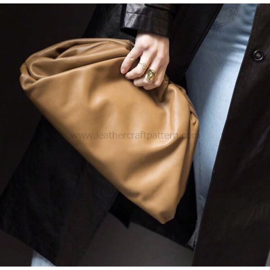 With 50 detailed pictures instruction Bottega Veneta Cloud pouch 40 pattern pdf download ACC-159