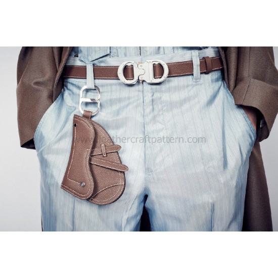 With 180 pictures detailed instruction Dior saddle waist pack 16 pattern pdf download ACC-194