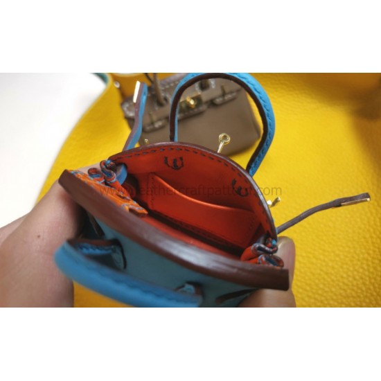 With 205 pictures detailed instruction Hermes Birkin super mini charm pattern pdf download ACC-204