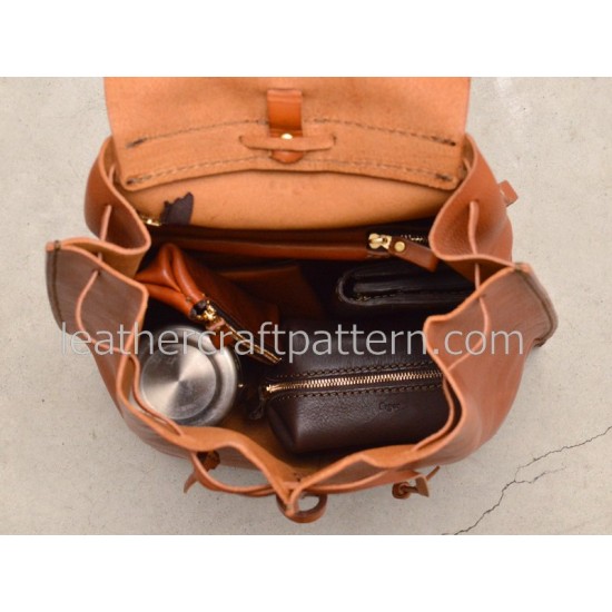 With instruction PDF sewing patterns shoulder bag messenger bag insant download ACC-21 woman bag pattern leather working pattern leather working tools