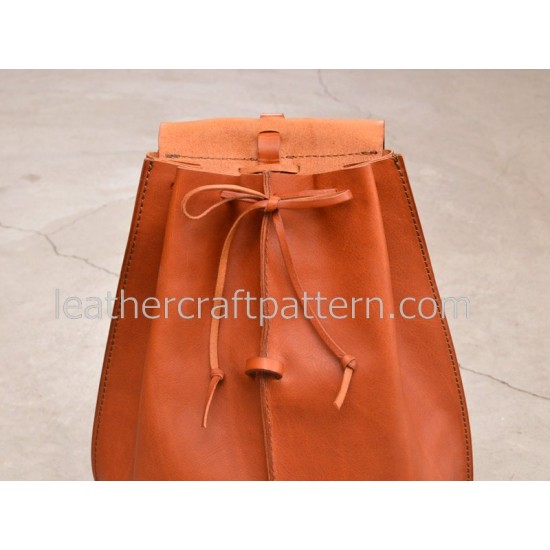 With instruction PDF sewing patterns shoulder bag messenger bag insant download ACC-21 woman bag pattern leather working pattern leather working tools