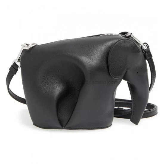 With 220 detailed pictures instruction LOEWE Elephant shoulder bag 21  pattern pdf download ACC-213