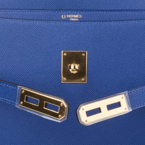 Hermes Special Order HSS Kelly Depeches 38 Briefcase Blue Electric Eps –  Mightychic
