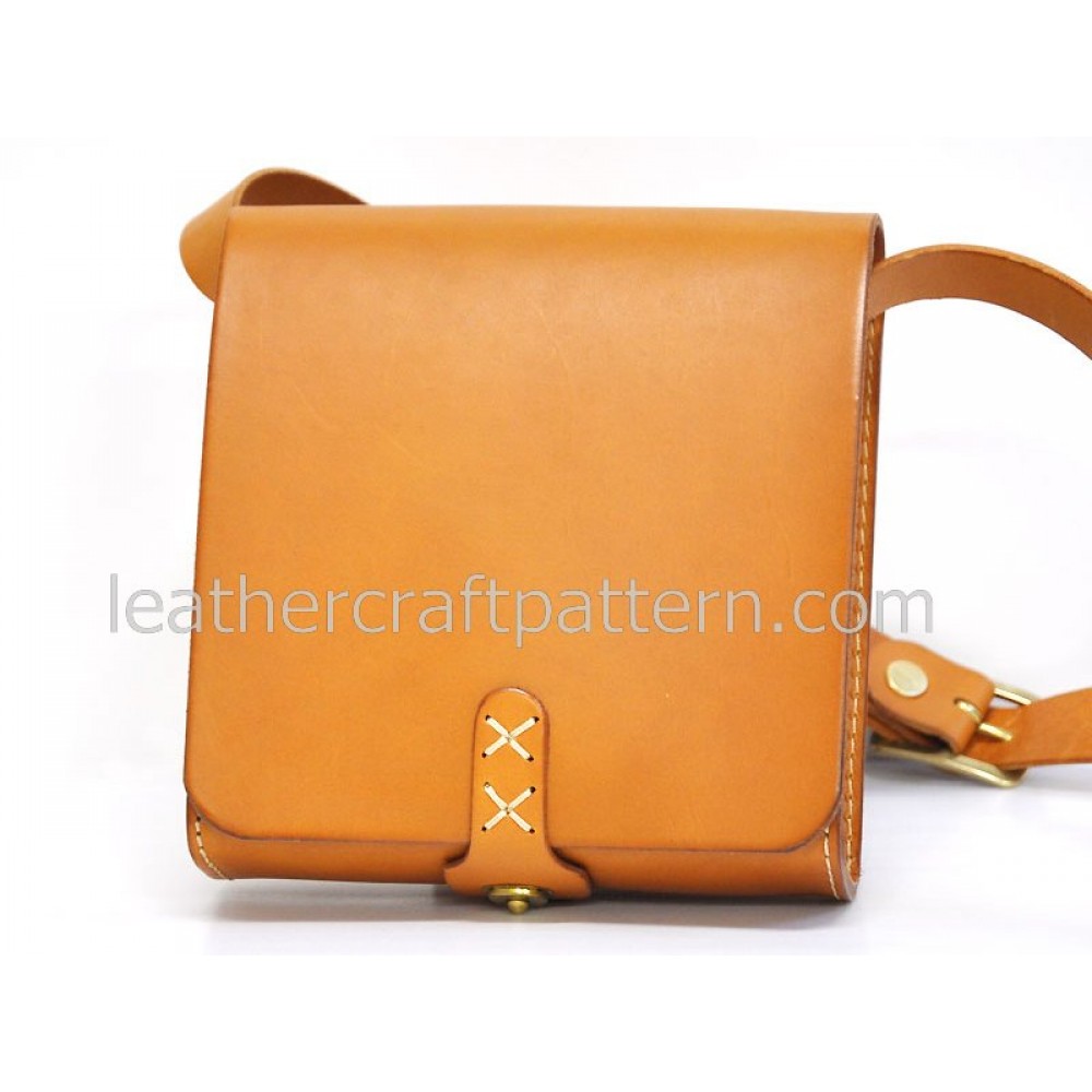 leather bag pattern, messenger bag pattern, bag sewing pattern, pdf