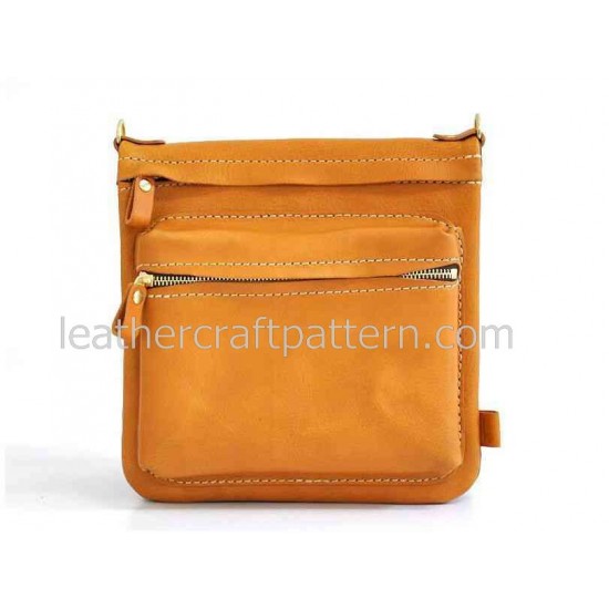 With instruction leather bag pattern messenger bag pattern bag sewing pattern PDF instant download ACC-25