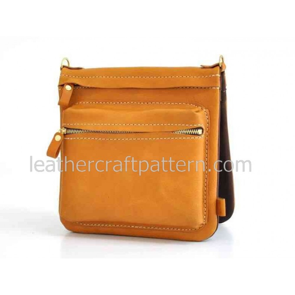 leather bag pattern, messenger bag pattern, bag sewing pattern, pdf, download
