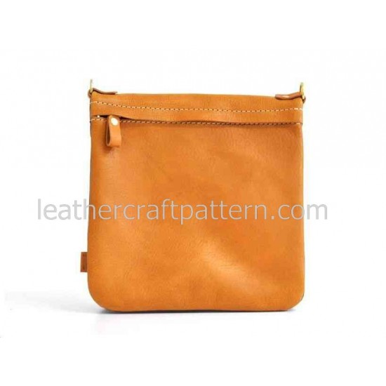 With instruction leather bag pattern messenger bag pattern bag sewing pattern PDF instant download ACC-25