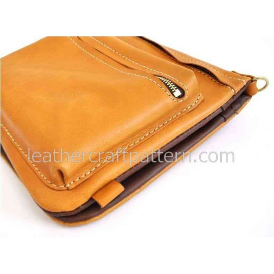 With instruction leather bag pattern messenger bag pattern bag sewing pattern PDF instant download ACC-25 With instruction leather bag pattern messenger bag pattern bag sewing pattern PDF instant download ACC-25