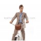 With Instruction Bicycle bag pattern shoulder bag pattern bag sewing patterns PDF ACC-26 hand stitched leather pattern leather pattern