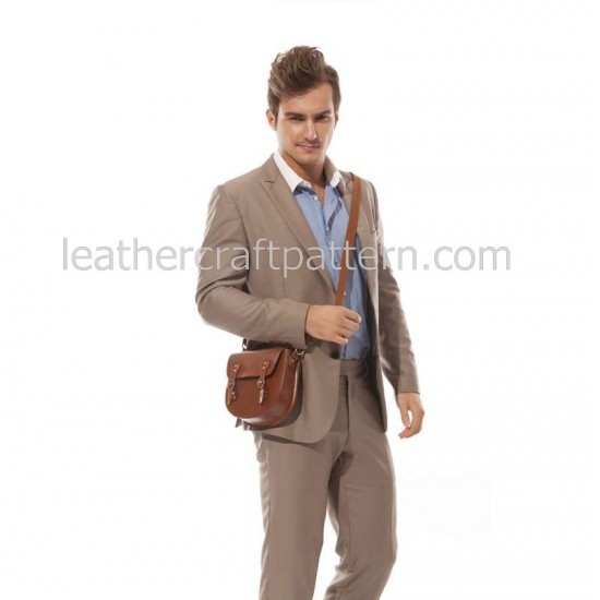 With Instruction Bicycle bag pattern shoulder bag pattern bag sewing patterns PDF ACC-26 hand stitched leather pattern leather pattern