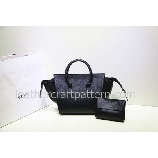 With instruction leather women trapeze bag pattern leather handbag PDF download ACC-28 leather bag pattern