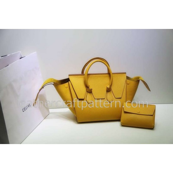 With instruction leather women trapeze bag pattern leather handbag PDF download ACC-28 leather bag pattern
