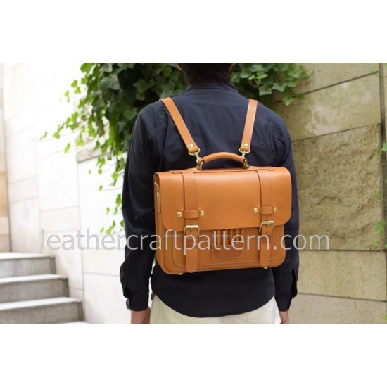 With Instruction 3 way bag pattern shoulder bag pattern hand bag sewing patterns backpack PDF ACC-29 hand stitched leather pattern With Instruction 3 way bag pattern shoulder bag pattern hand bag sewing patterns backpack PDF ACC-29 hand stitched leather pattern