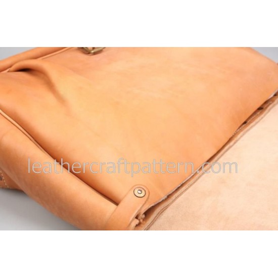 With instruction Leather Messenger bag pattern bag sewing pattern PDF download ACC-30