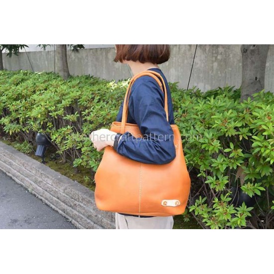 With instruction Leather bucket bag pattern drawstring bag sewing pattern PDF download ACC-31 With instruction Leather bucket bag pattern drawstring bag sewing pattern PDF download ACC-31