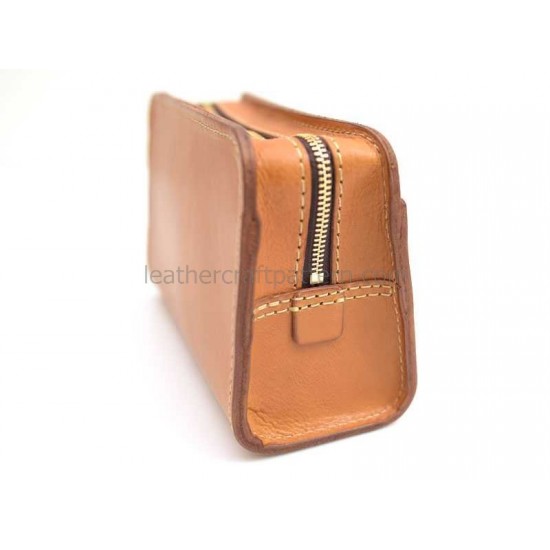 With instruction Leather bag sewing pattern ACC-37 clutch pdf pattern