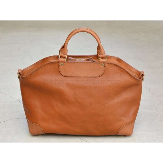 With instruction leather duffle bag pattern travel bag pattern PDF instant download ACC-38
