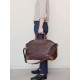 With instruction leather duffle bag pattern travel bag pattern PDF instant download ACC-38