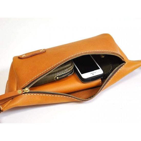 With instruction leather chest bag waist bag pattern PDF instant download ACC-39