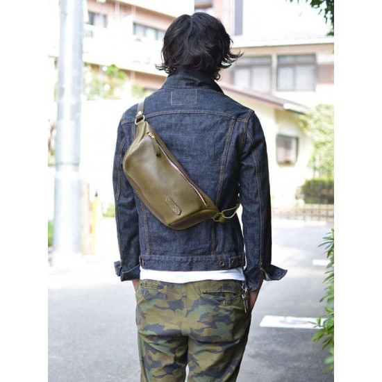 With instruction leather chest bag waist bag pattern PDF instant download ACC-39