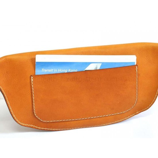 With instruction leather chest bag waist bag pattern PDF instant download ACC-39