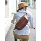 With instruction leather chest bag waist bag pattern PDF instant download ACC-39