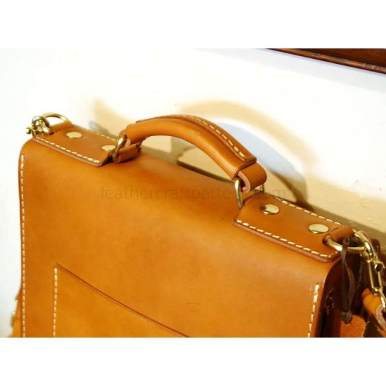 With instruction - 3 ways leather backpack pattern PDF instant download ACC-40