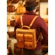 With instruction - 3 ways leather backpack pattern PDF instant download ACC-40