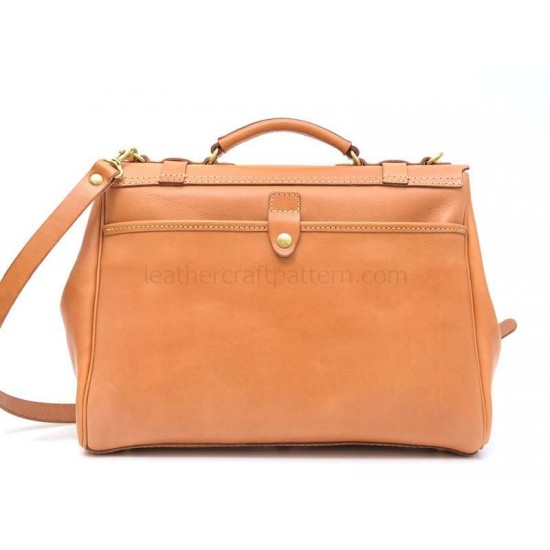 With instruction - leather travel bag pattern PDF instant download ACC-41 leathercraft pattern leather craft pattern leather template