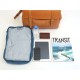 With instruction - leather travel bag pattern PDF instant download ACC-41 leathercraft pattern leather craft pattern leather template