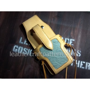 Bag sewing pattern waist pack pattern, pocket, purse pattern PDF ACC-42 leather craft leather working 