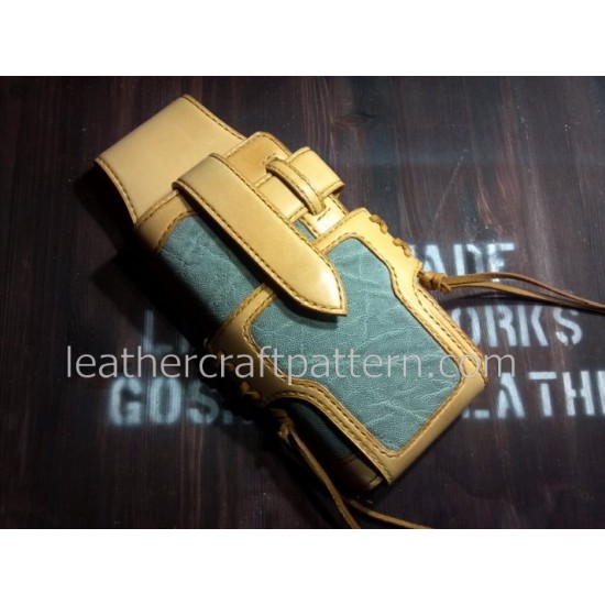 Bag sewing pattern waist pack pattern, pocket, purse pattern PDF ACC-42 leather craft leather working 
