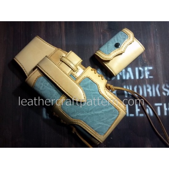 Bag sewing pattern waist pack pattern, pocket, purse pattern PDF ACC-42 leather craft leather working 